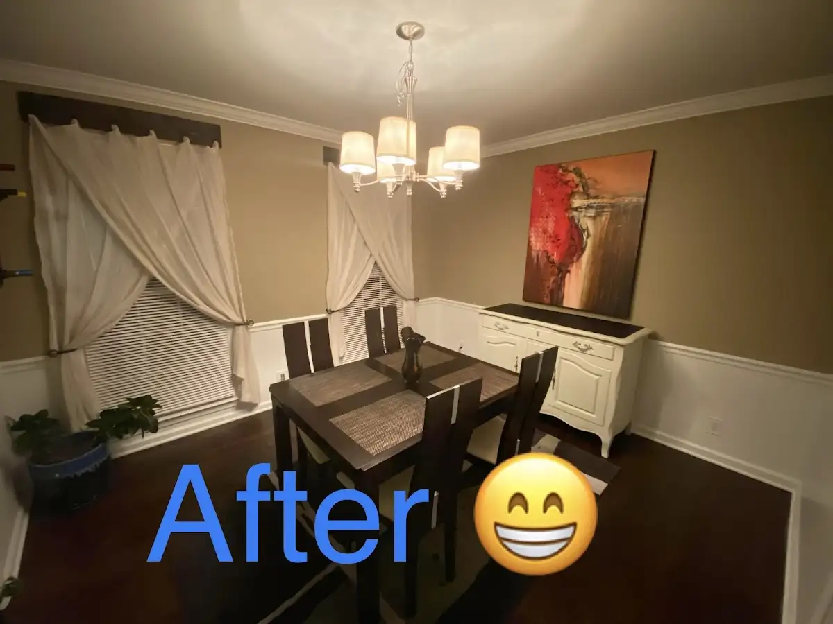 Professional dining room restoration after water damage in Battlefield