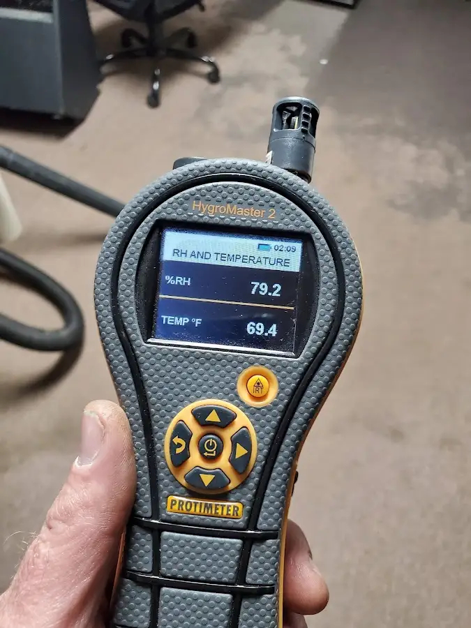 Moisture meter humidity assessment for Mold Remediation & Removal in Battlefield